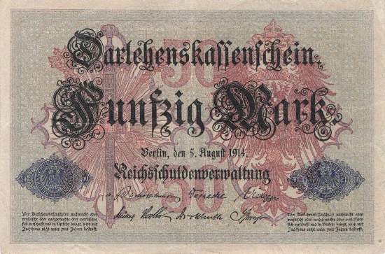 50 Mark 1914 ro.50b O